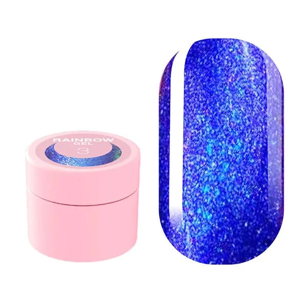 Гель-гліттер LUNA Rainbow Gel №3, 5 мл
