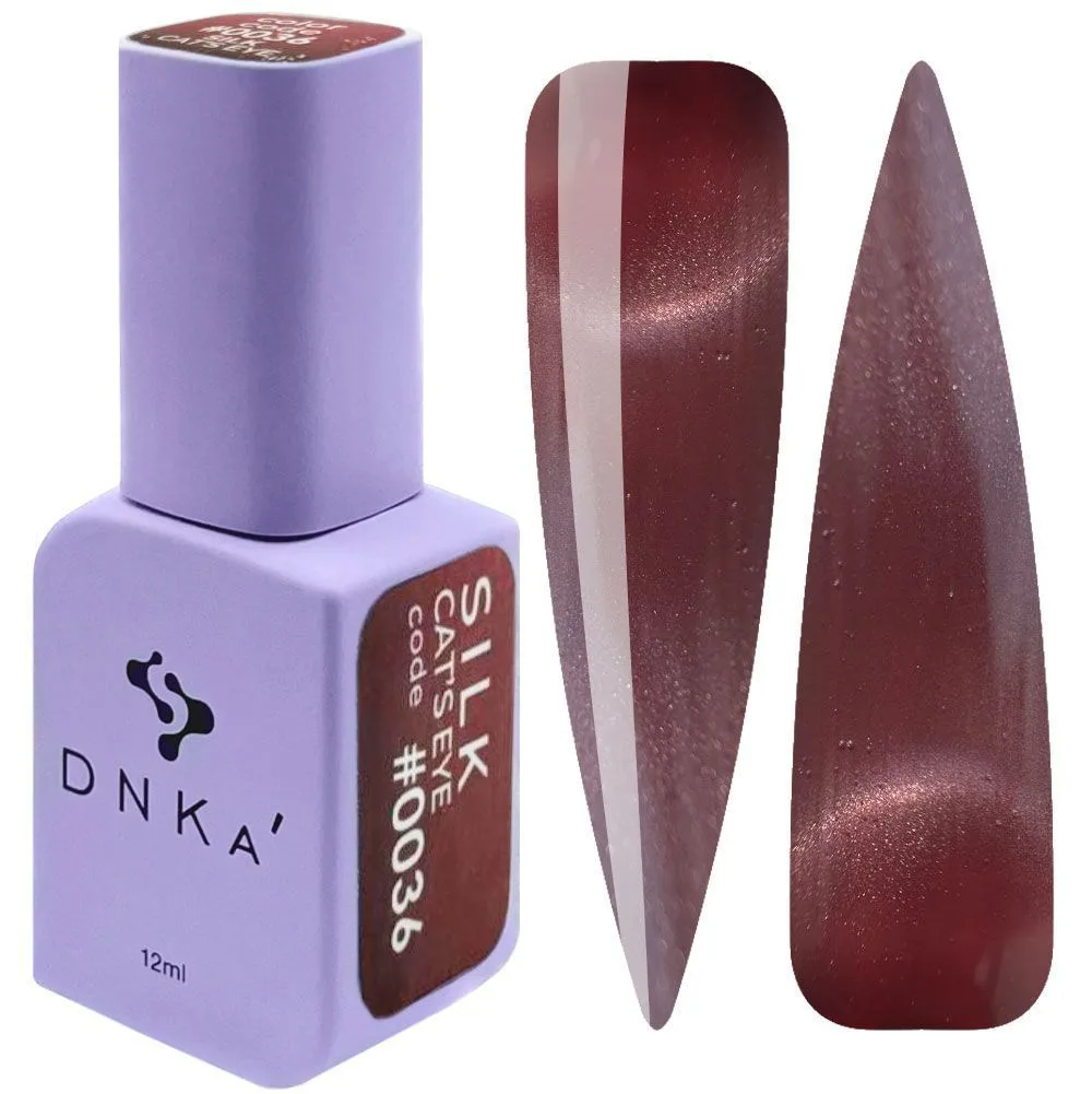 Гель-лак DNKa Cat's Eye, №0036, SILK, 12 мл