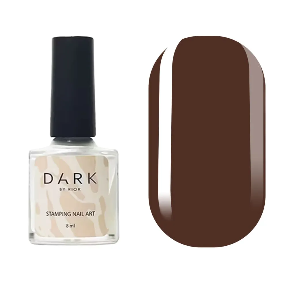 DARK Stamping polish №43, коричневый, 10 мл