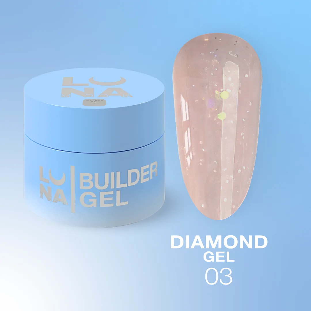 Гель для нарощування LUNA Diamond gel 3, 15 мл
