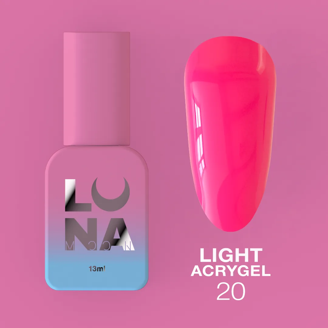 Акрил-гель LUNA Light Acrygel №20, 13 мл