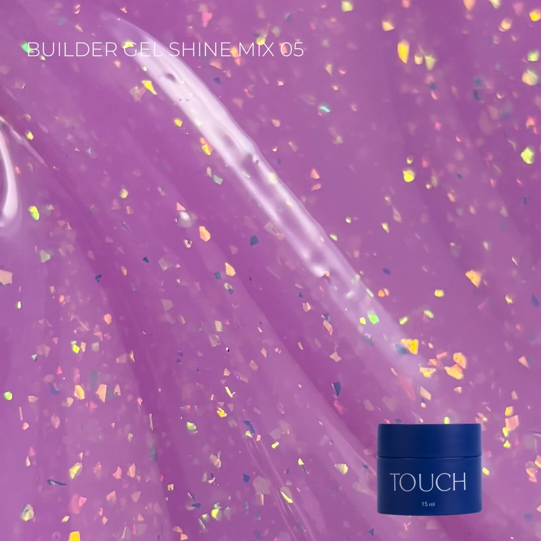Touch Builder Gel Shine Mix №5, 15 мл