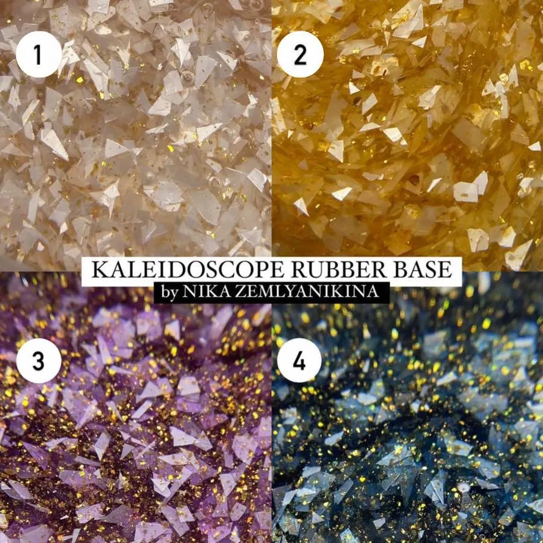 Каучуковая база Nika Zemlyanikina Rubber base Kaleidoscope №02, 15 мл (банка)