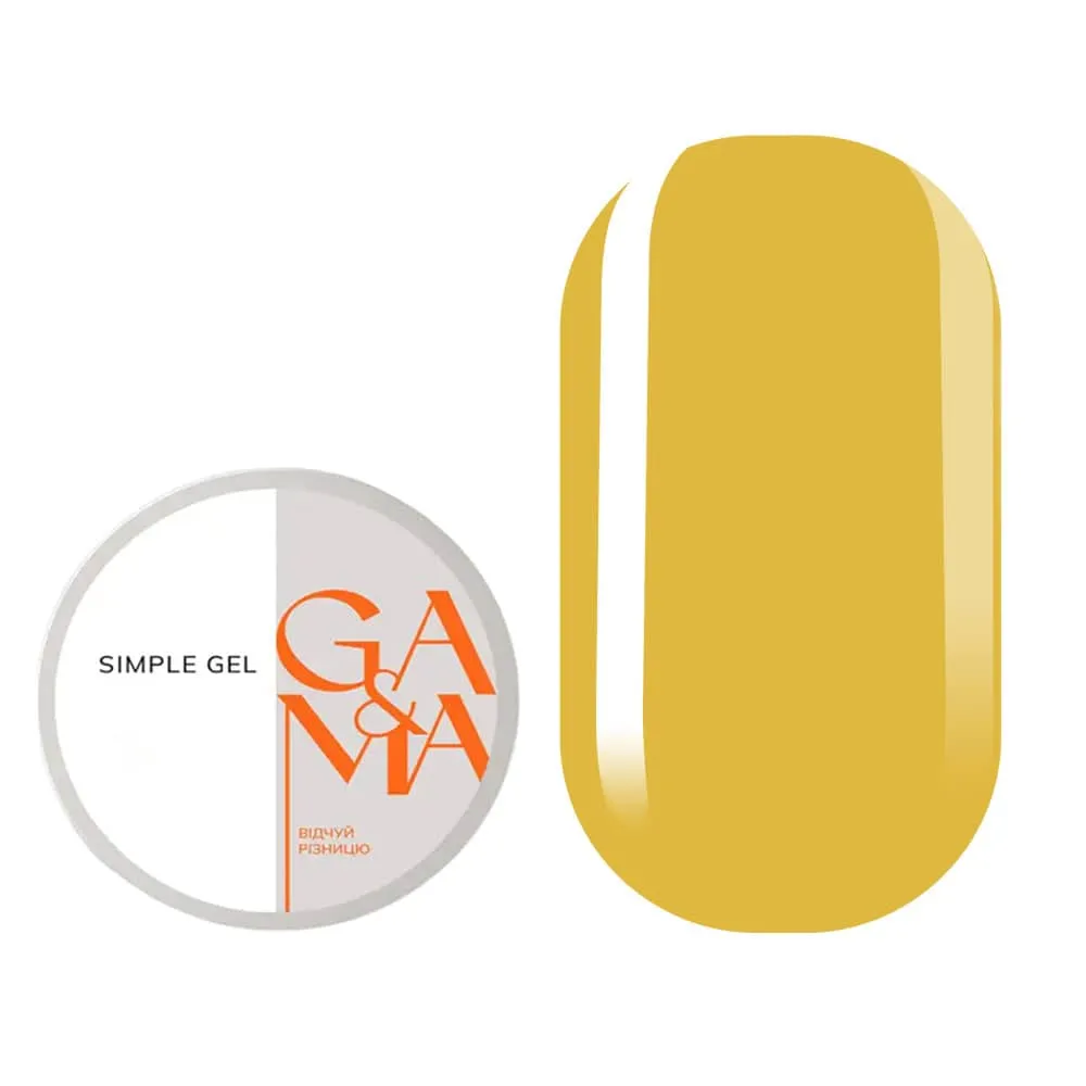 Гель GÉMELY ex GA&MA Simple gel №39 Ice Lolly, 15 мл