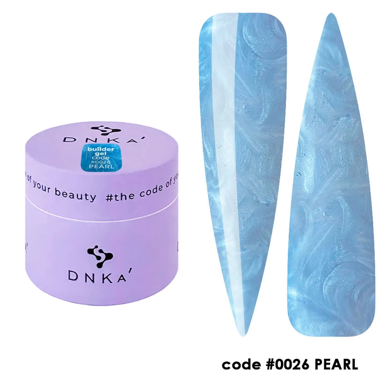 Гель DNKa Builder №26 Pearl, 15 мл