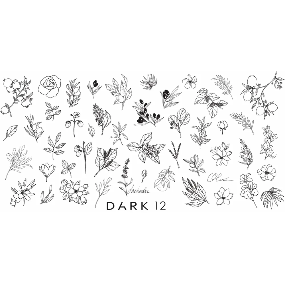 Пластина для стемпінгу DARK 12