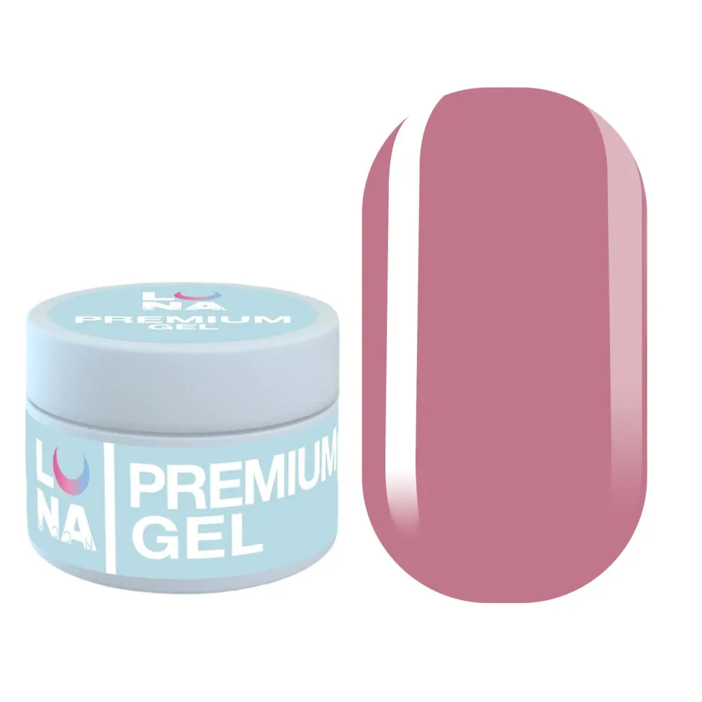 Камуфлирующий гель LUNA Premium gel 5, карамель, 30 мл