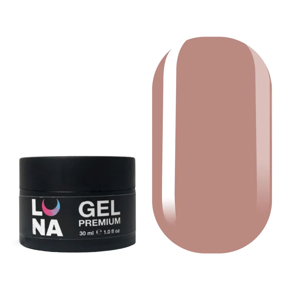 Камуфлирующий гель LUNA Premium gel 5, карамель, 30 мл