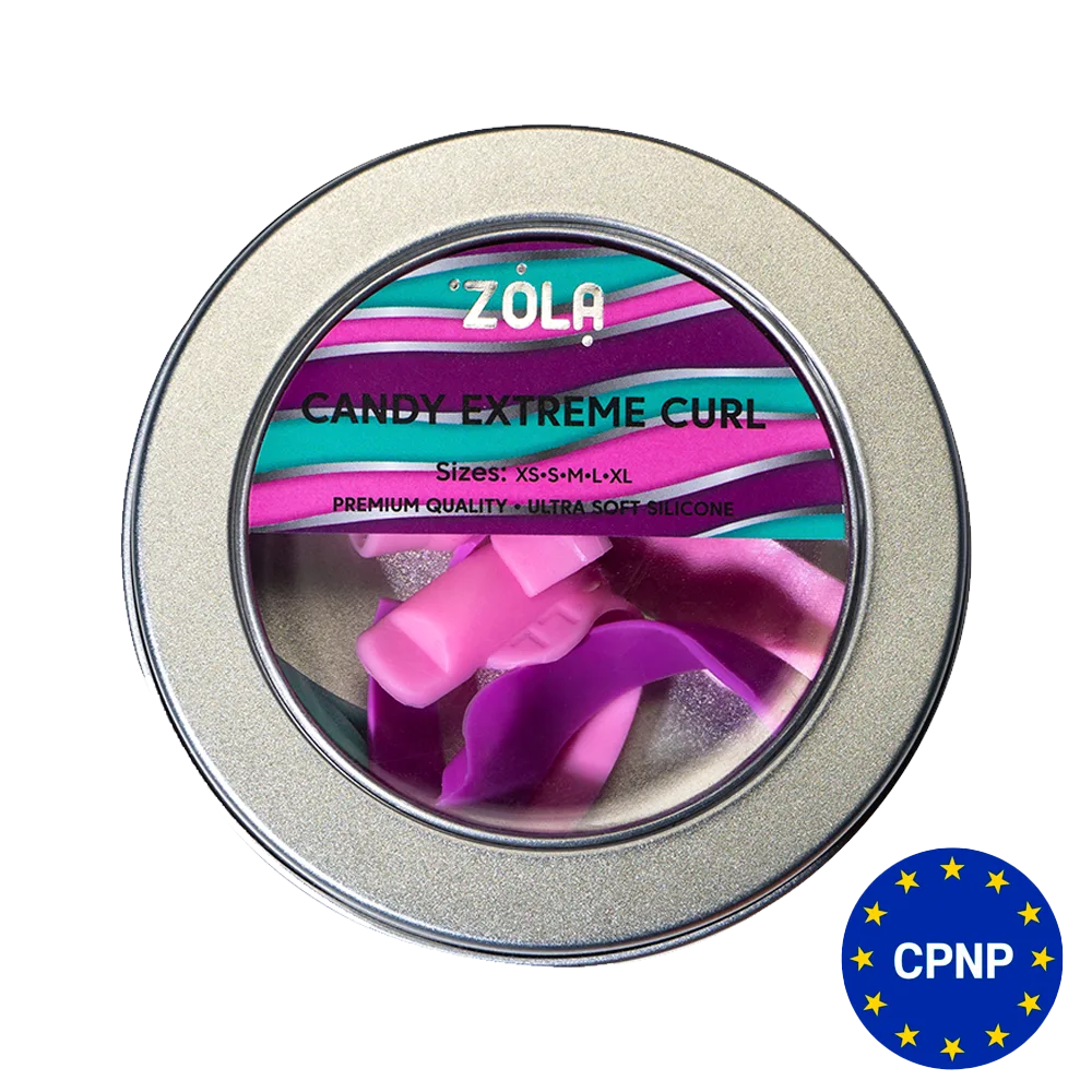 Валики для ламінування ZOLA, Candy Extreme Curl (S, M, L, XL, LL)