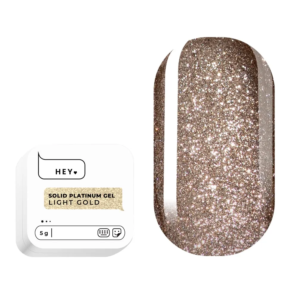 Гель-фарба HEYLOVE Solid platinum gel Light Gold, 5 г