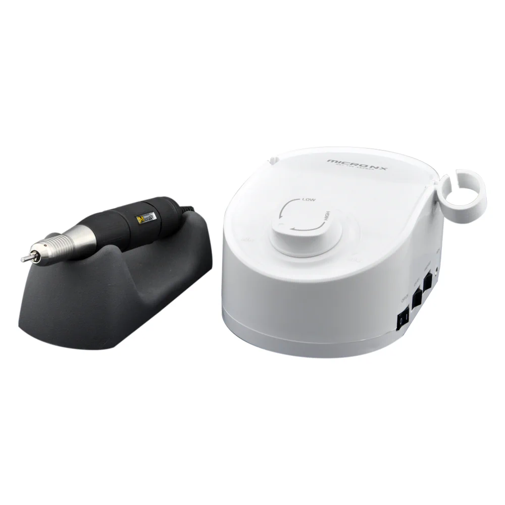Фрезер для маникюра Micro-NX 201n белый ручка-170P