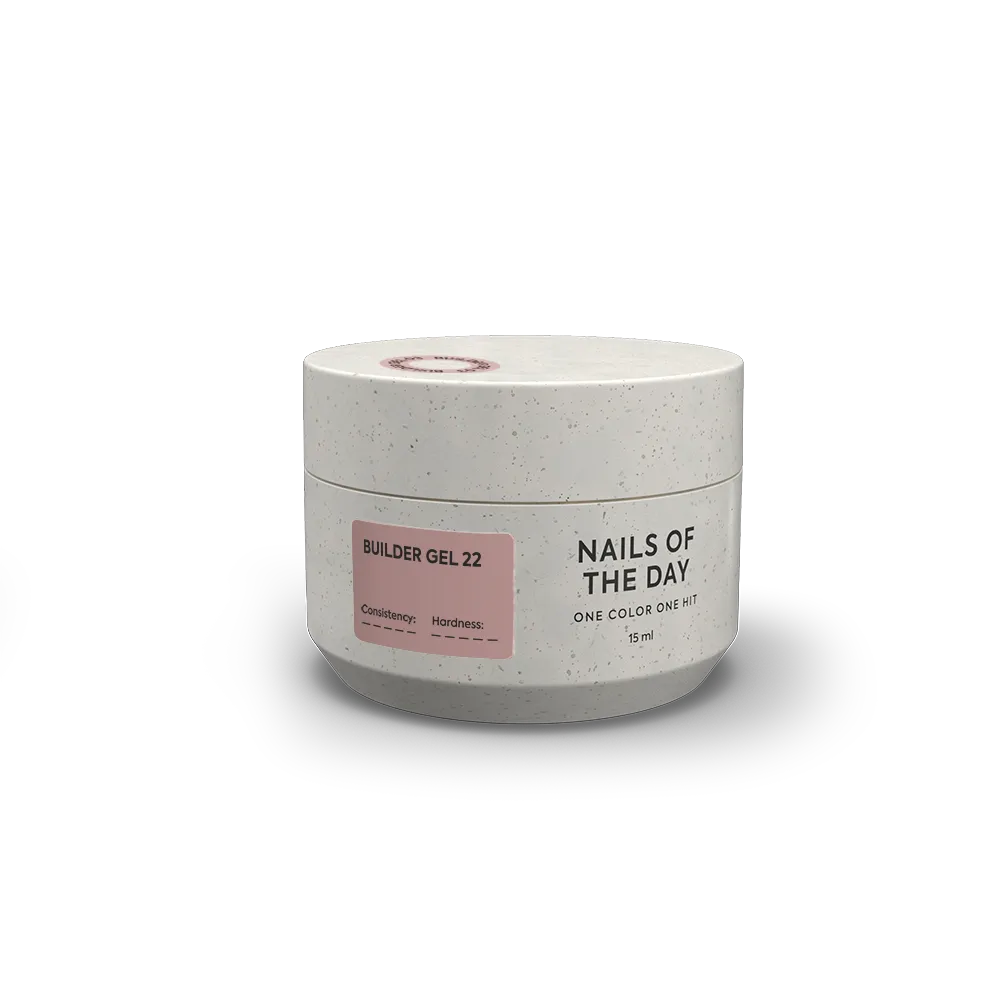 гель NAILSOFTHEDAY Builder gel 22-нюдовий, 15 мл