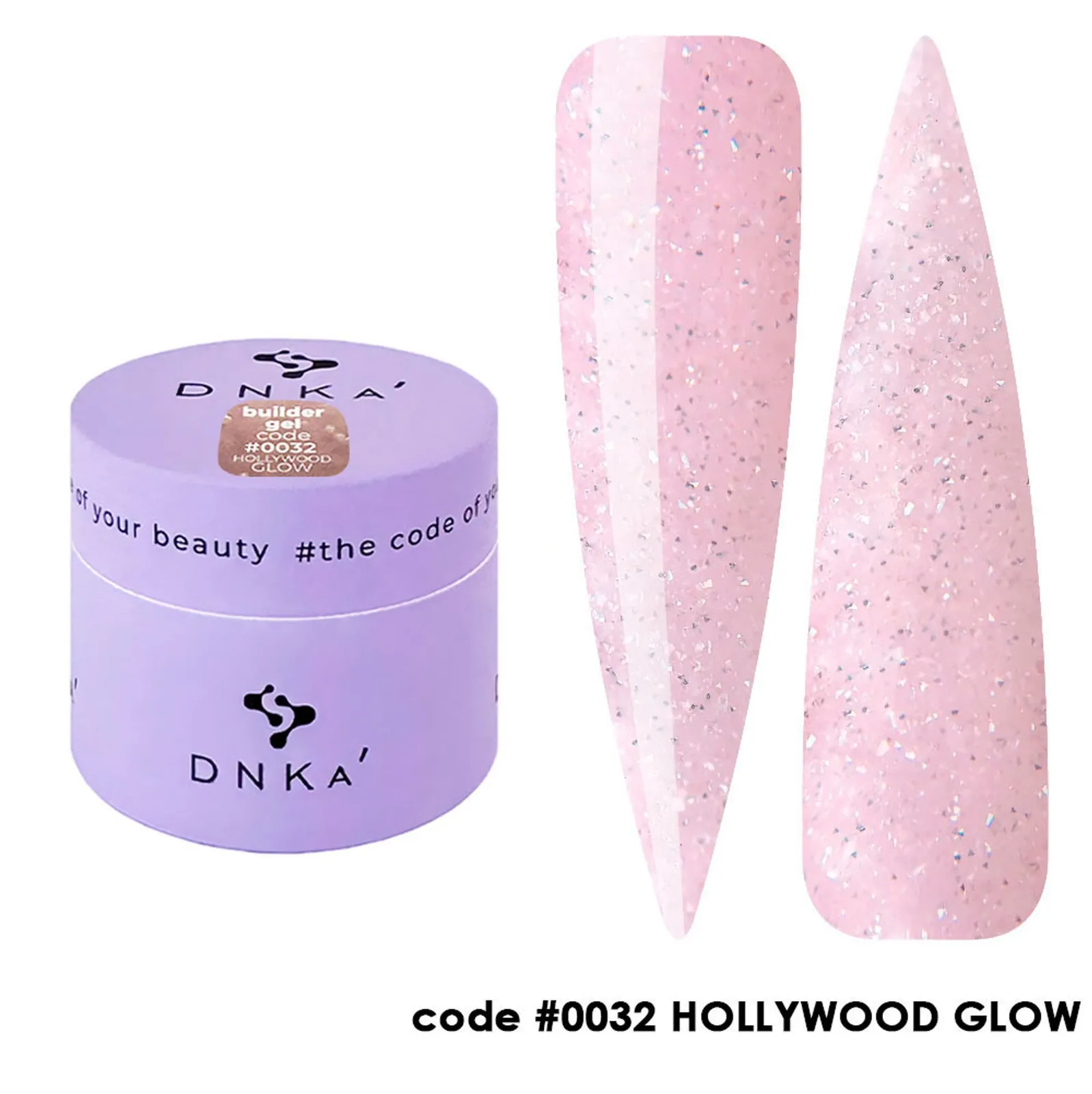 Гель DNKa Builder №32 Hollywood Glow, 30 мл