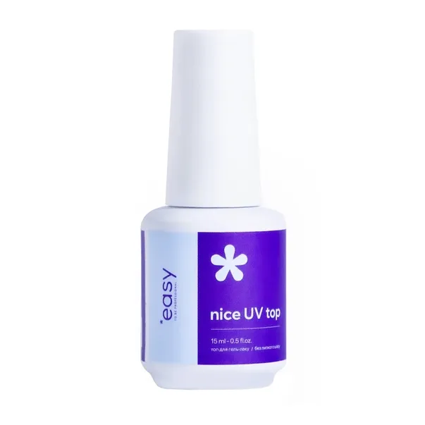 Топ Easy без липкого шару Nice UV Top, 7,5 мл