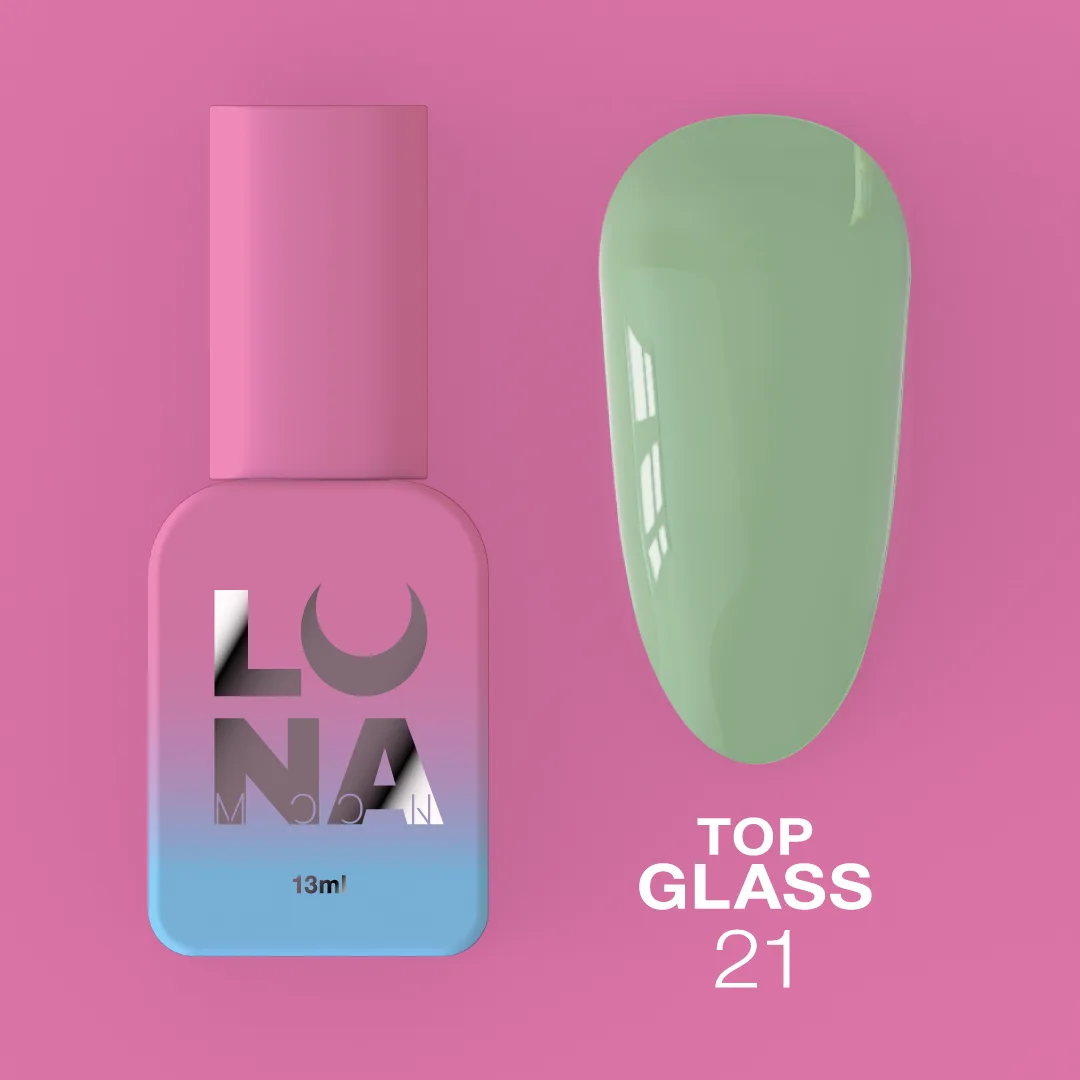 Топ для гель-лаку LUNA Glass №21, 13 мл