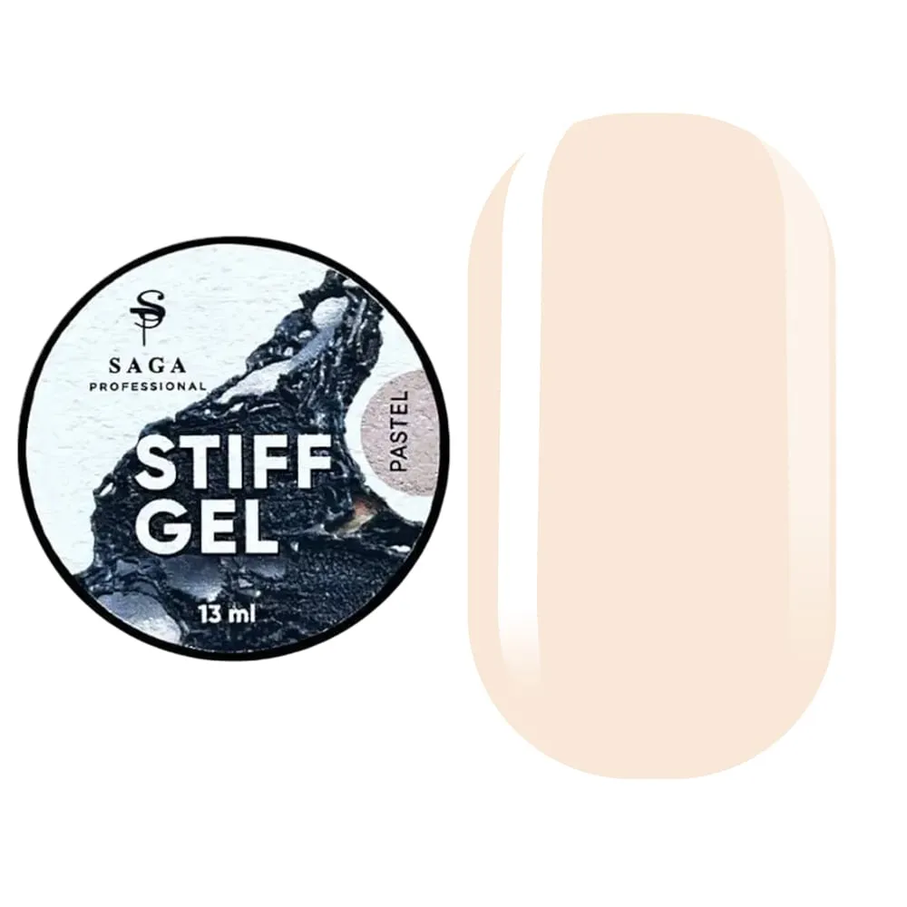 Гель-желе SAGA Professional STIFF Gel №2 Pastel, 13 мл