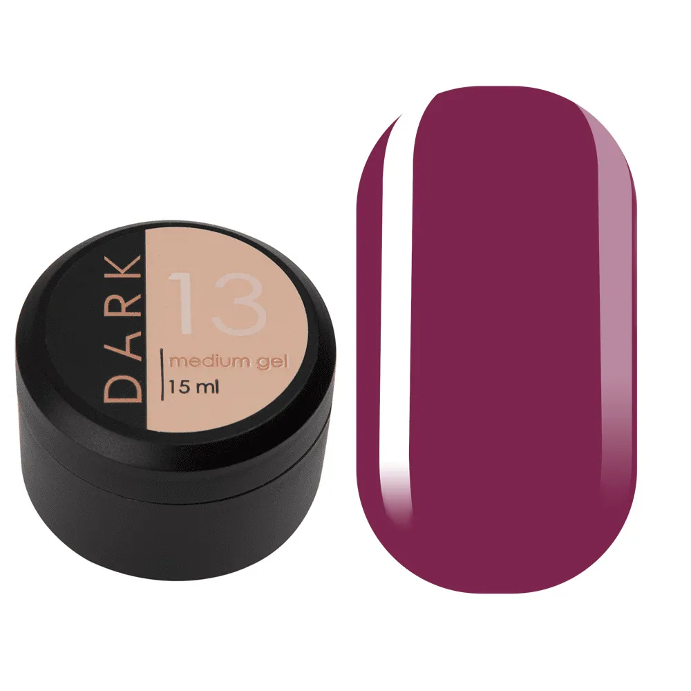 DARK Medium Gel №13, 15 мл, без пензля