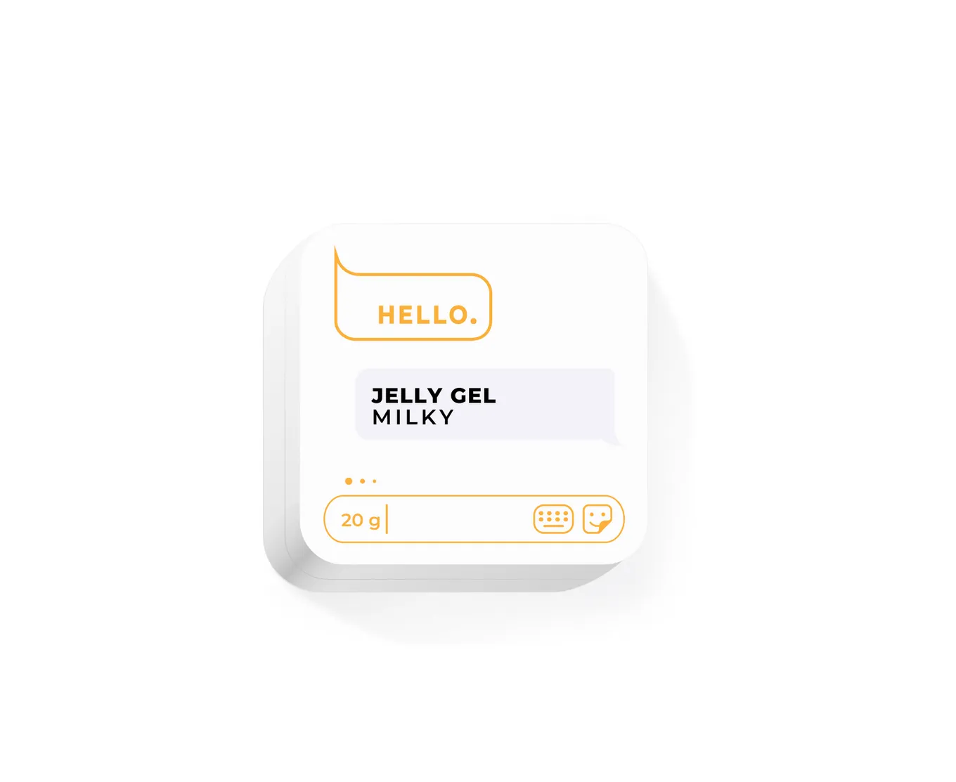 HELLO Jelly Gel "Milky", 20 g