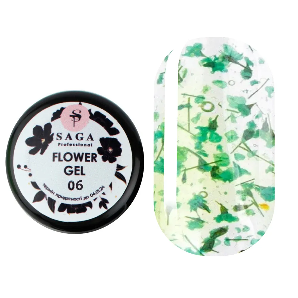 Гель SAGA Professional Flower Gel 6, 5 мл