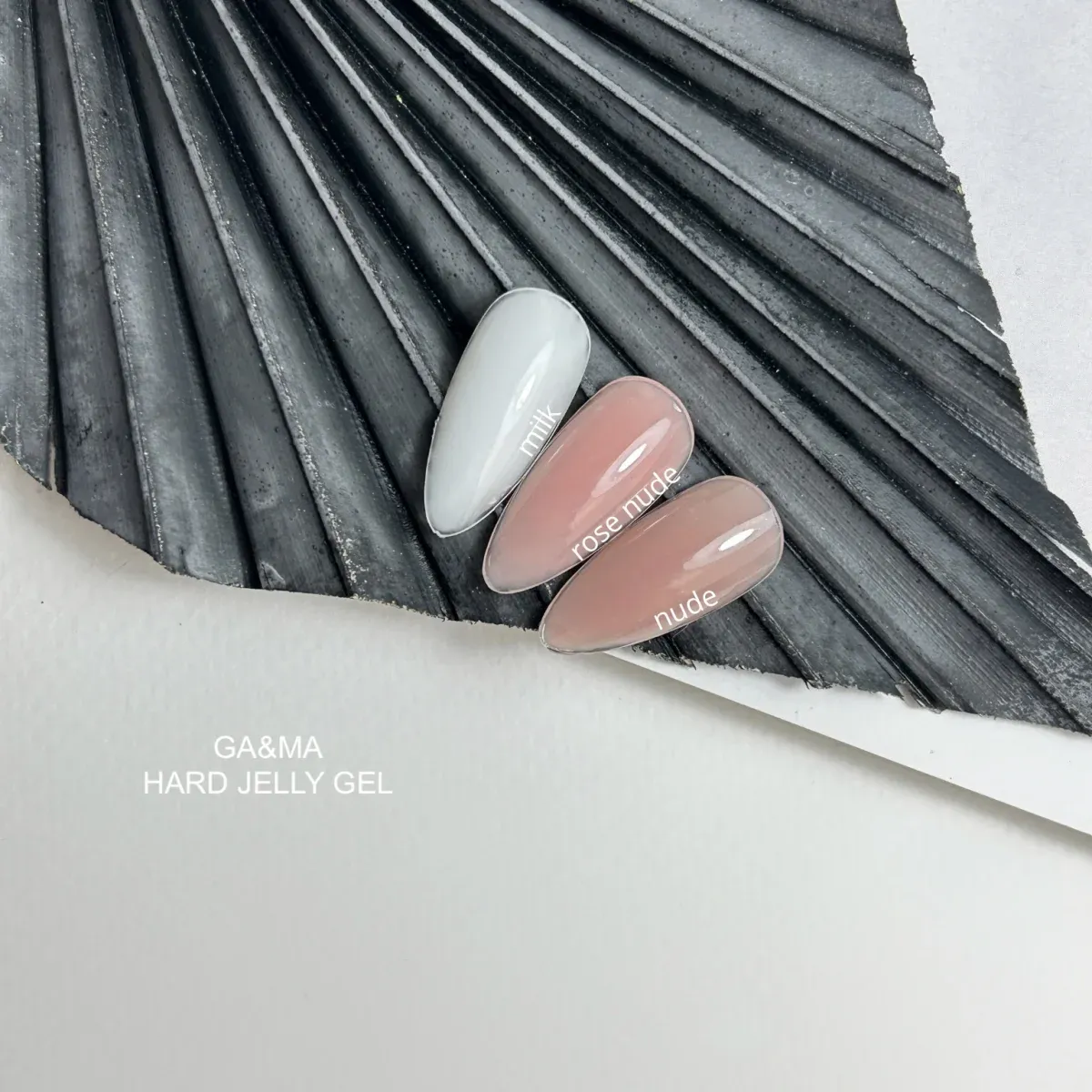 Гель-желе GÉMELY ex GA&MA Hard Jelly gel, rose nude, 15 мл