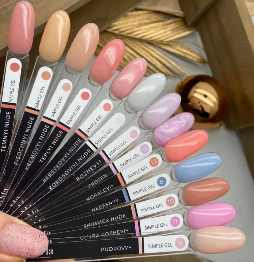 Гель GÉMELY ex GA&MA Simple gel №12 кораловий, 15 мл