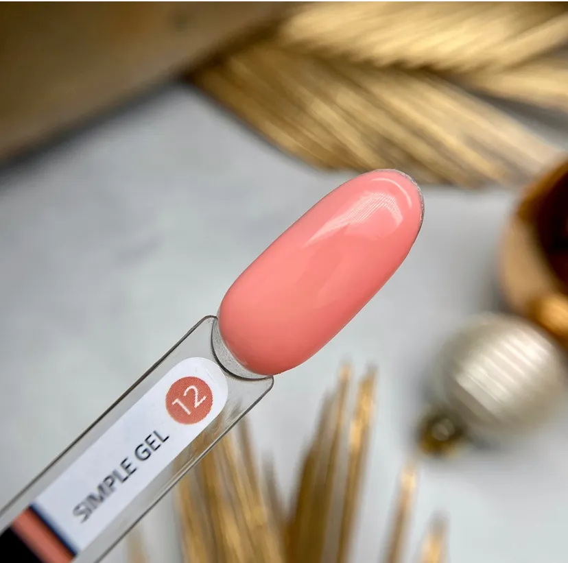 Гель GÉMELY ex GA&MA Simple gel №12 кораловий, 15 мл