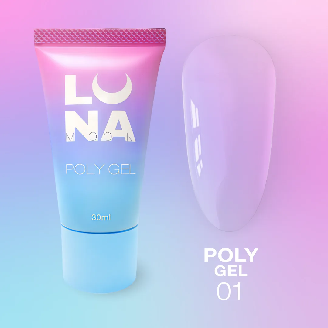 Полигель для наращивания LUNA Poly Gel №01, 30 мл
