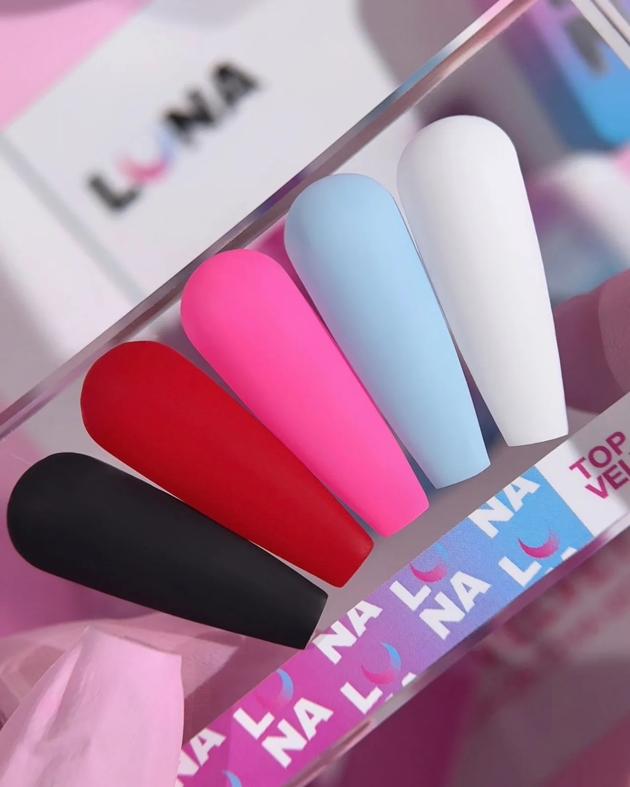 Топ матовый для гель-лака LUNA Velvet MAX, 13 мл