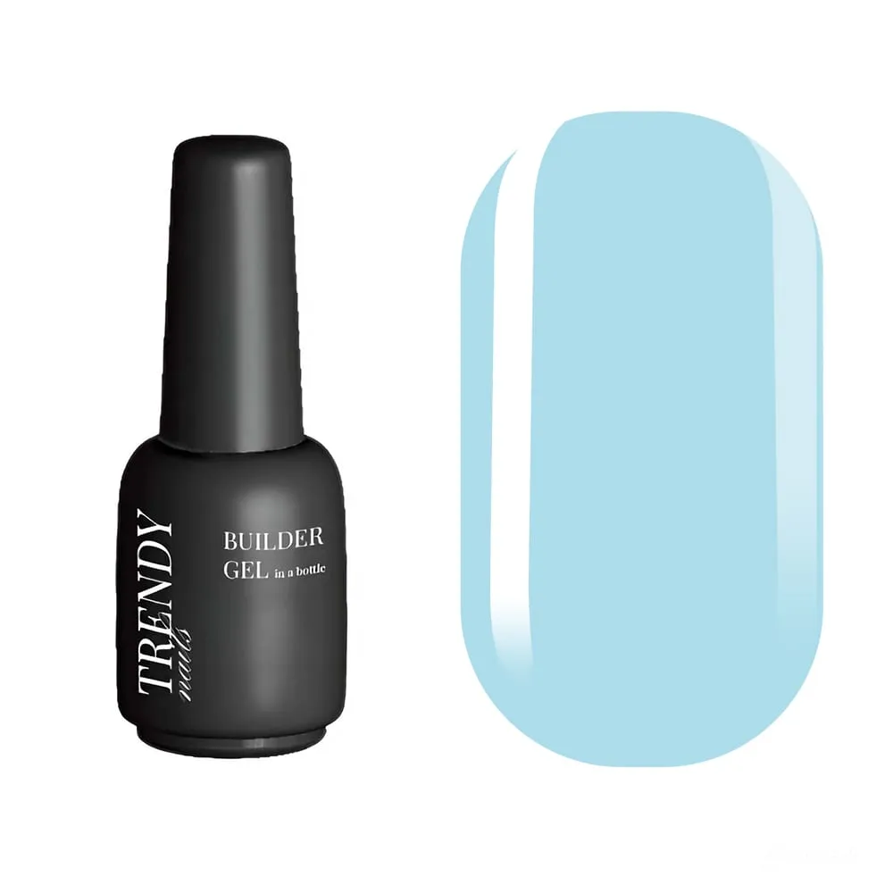 Trendy Nails Builder Gel in a bottle Blue lagoon, 15 мл