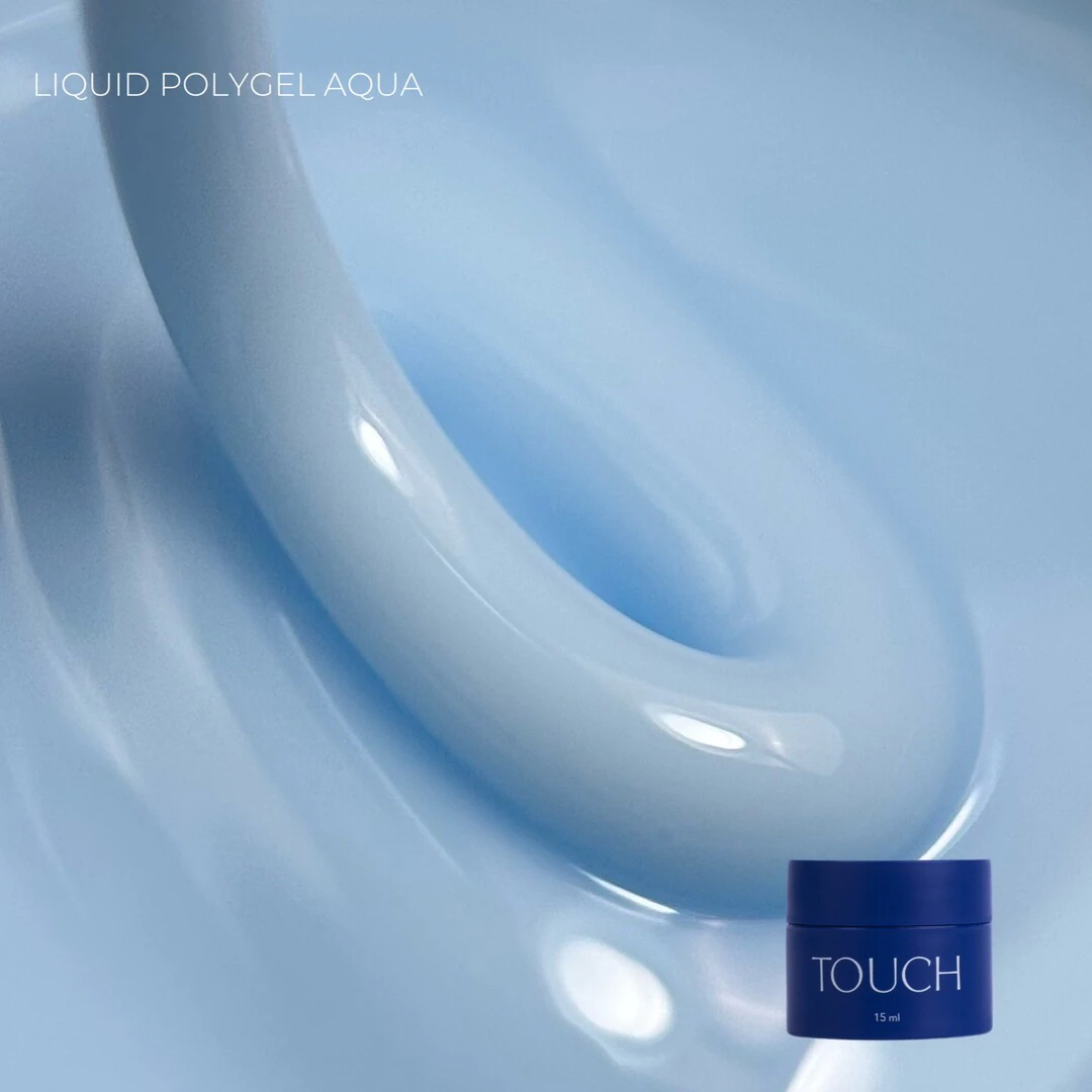 Полигель Touch Neon liquid polygel Aqua, 15 мл