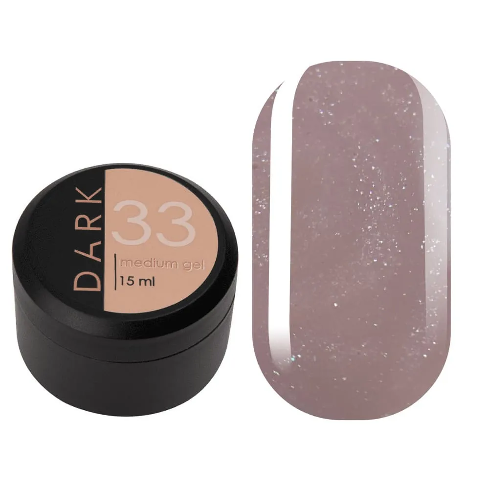 DARK Medium Gel №33, 15 мл, без пензлика