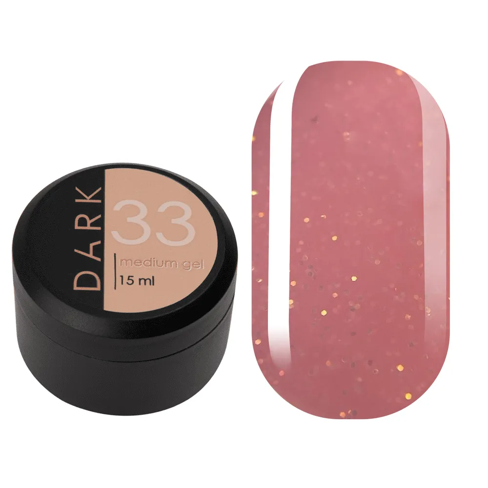 DARK Medium Gel №33, 15 мл, без пензлика