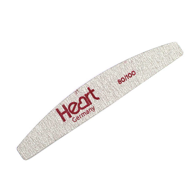 Пилка для нігтів HEART Half 80/100