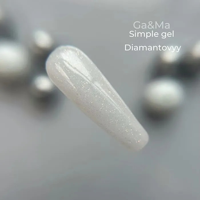 Гель GÉMELY ex GA&MA Simple gel Limited edition Бриллиантовый, 15 мл