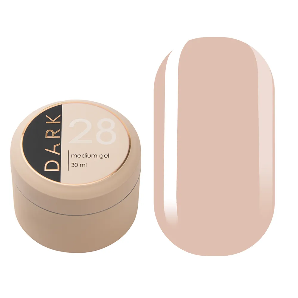 DARK Medium Gel №28, 30 мл, без пензлика