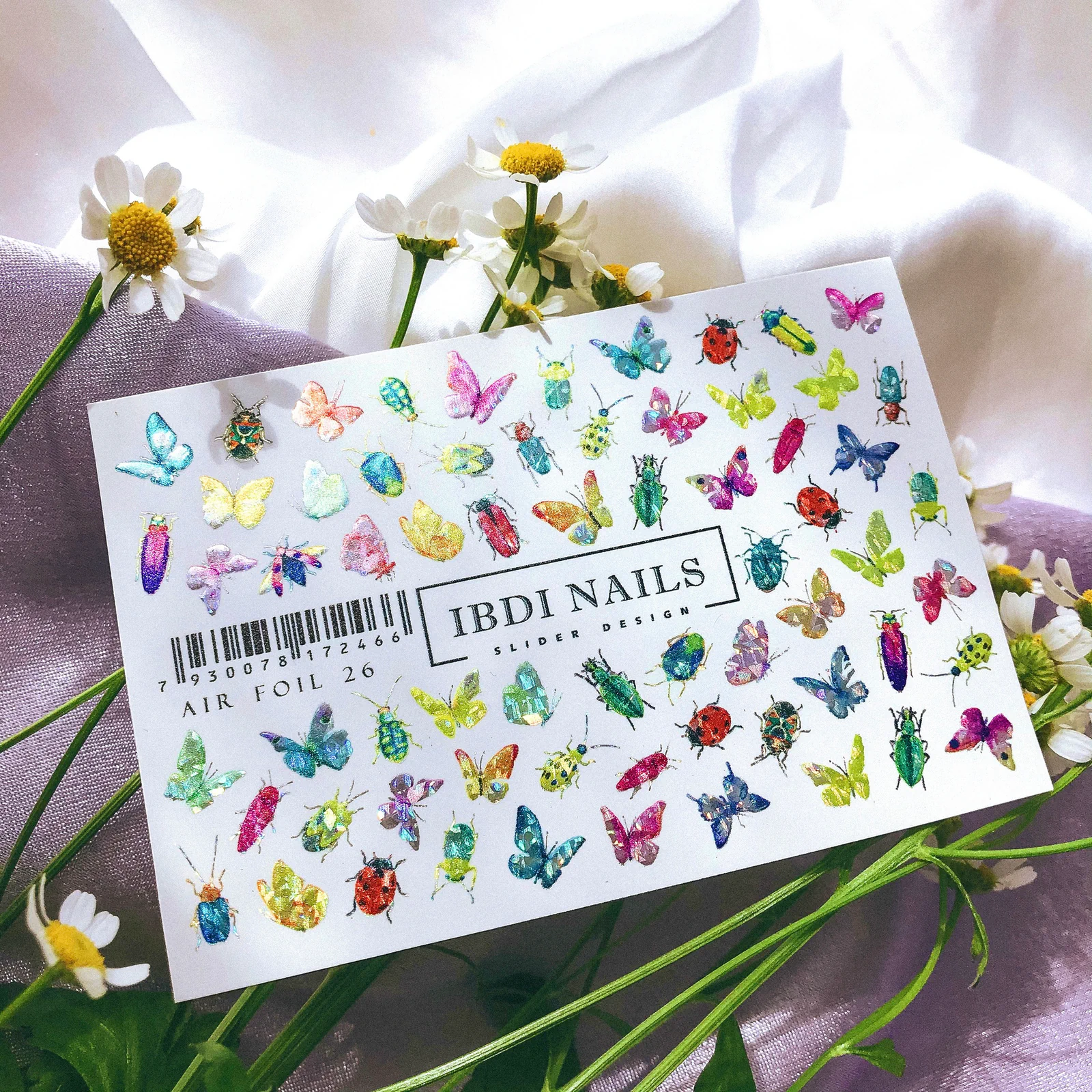 Слайдер-дизайн фольгований IBDI NAILS AIR FOIL 26