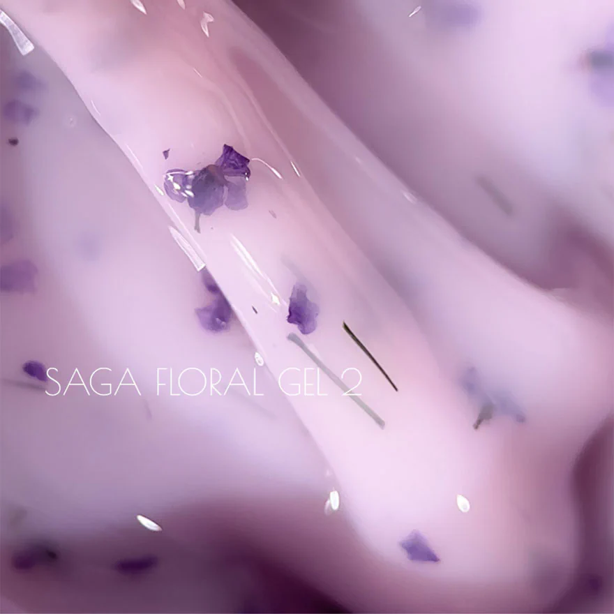 Гель для нарощування Saga Professional LIQUID FLORAL GEL №02, 15 мл
