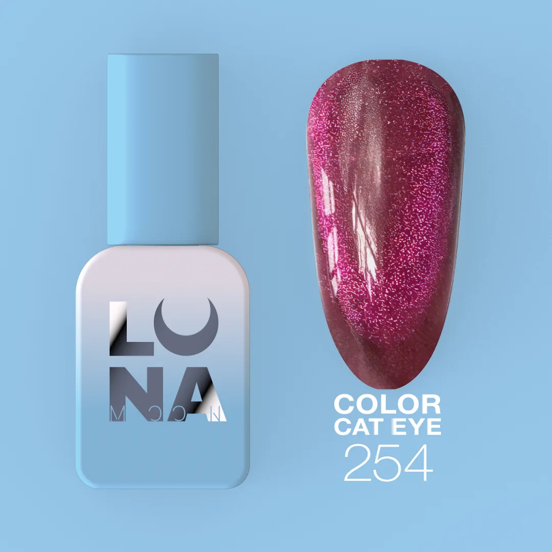 Гель-лак LUNA Color Cat Eye №254, 13ml
