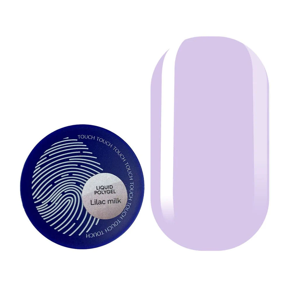 Полигель Touch liquid polygel Lilac milk, 15 мл