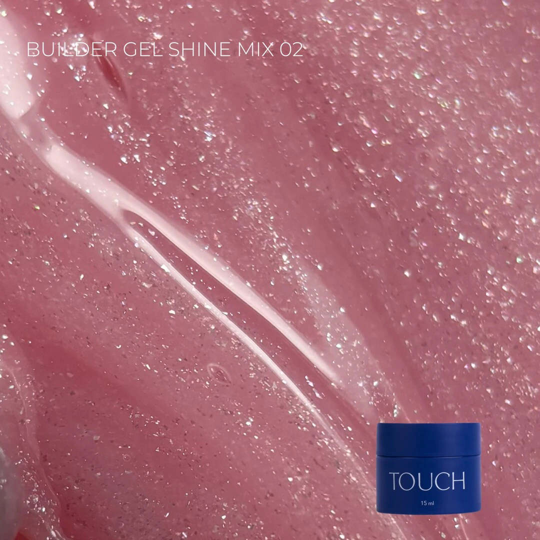Touch Builder Gel Shine Mix №2, 15 мл