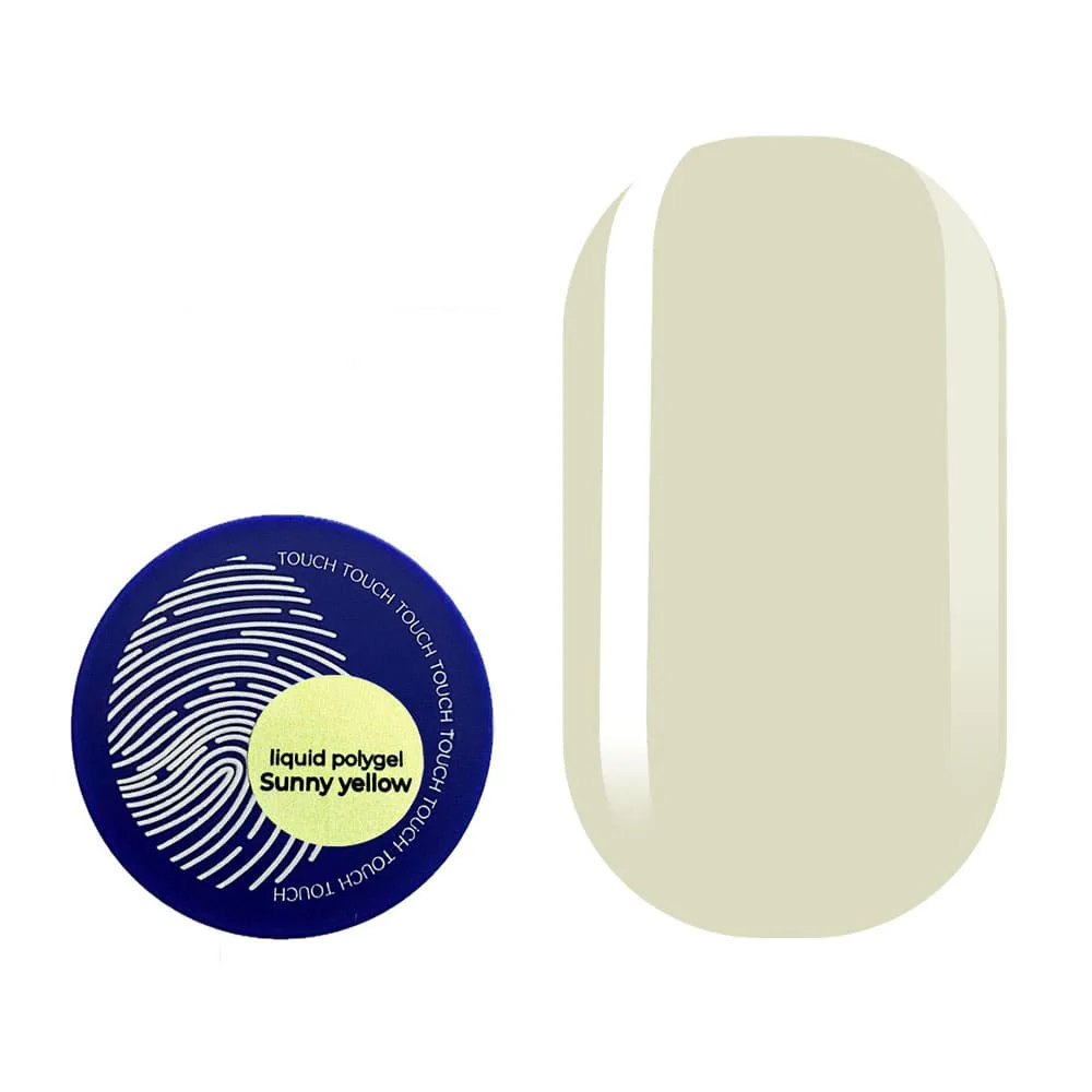 Полігель Touch Neon liquid polygel Sunny Yellow, 15 мл