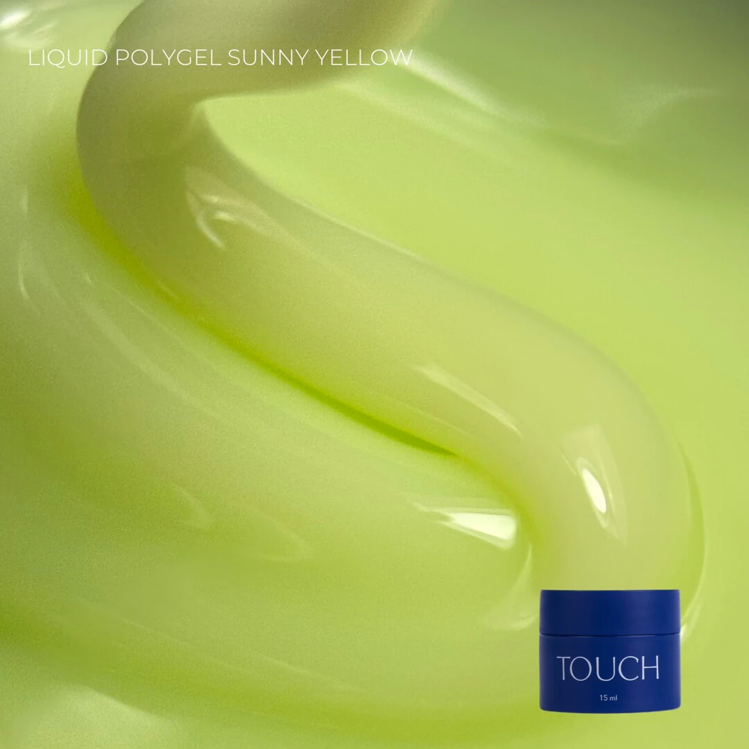 Полигель Touch Neon liquid polygel Sunny Yellow, 15 мл