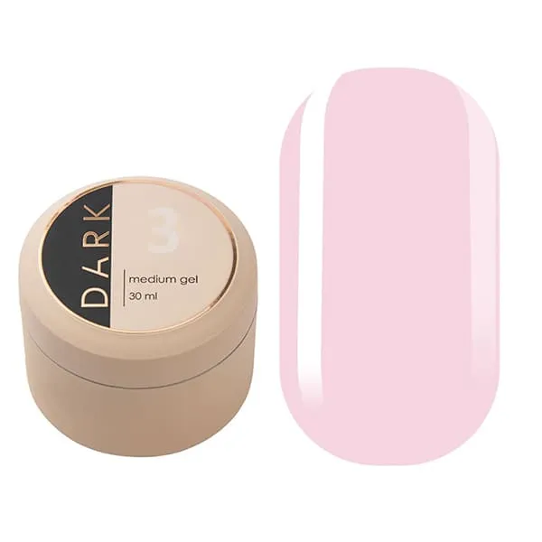 DARK Medium Gel №3, 30 мл, без пензлика