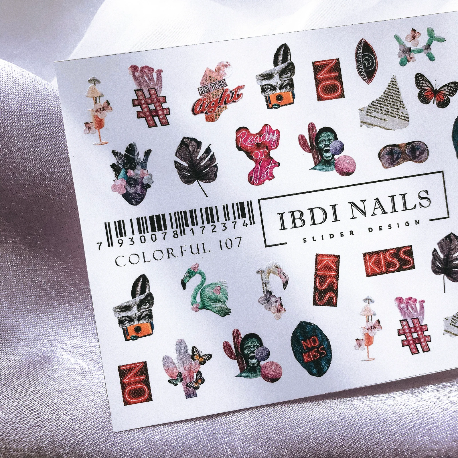 Слайдер-дизайн IBDI NAILS COLORFUL №107