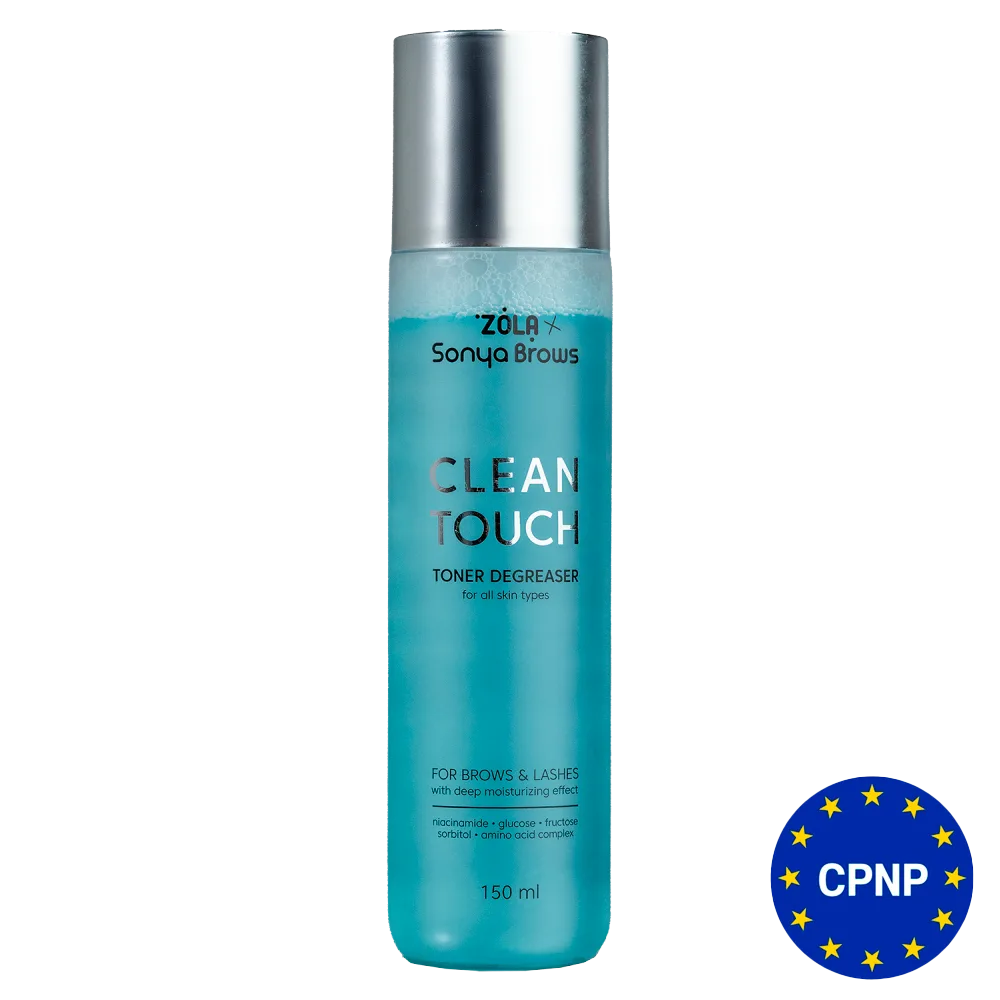 ZOLA x Sonya Brows Тонер-обезжириватель для бровей и ресниц Clean Touch