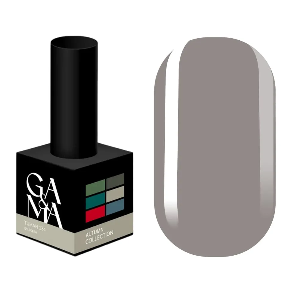 Гель-лак GÉMELY ex GA&MA Autumn collection 134 tuman, 10 мл
