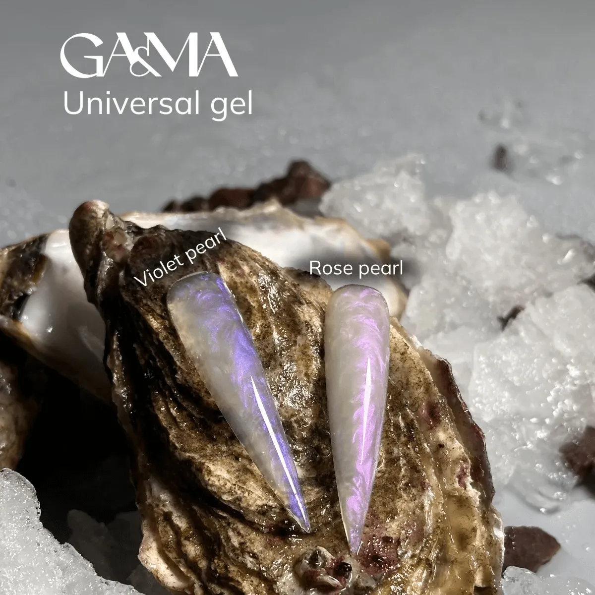 Жидкий гель GÉMELY ex GA&MA Universal gel Violet Pearl (limited), 15 мл