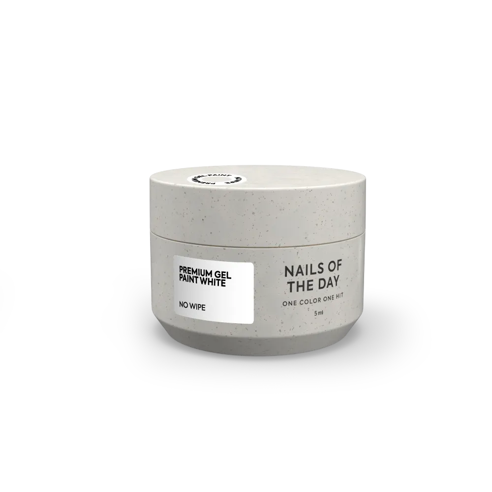 Gel paint wipe NAILSOFTHEDAY White, 5 мл
