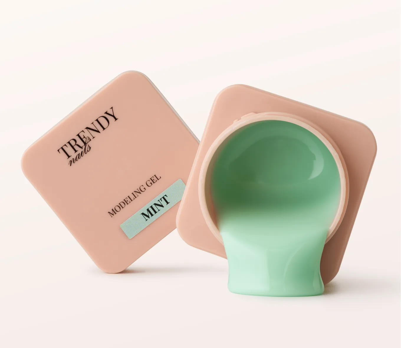 Trendy Nails Modeling Gel Mint, 15 мл