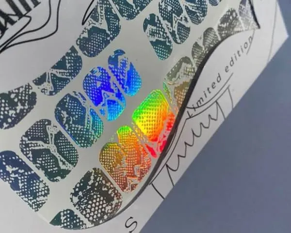 Стикеры Stickersspace на липкой основе Silver rainbow